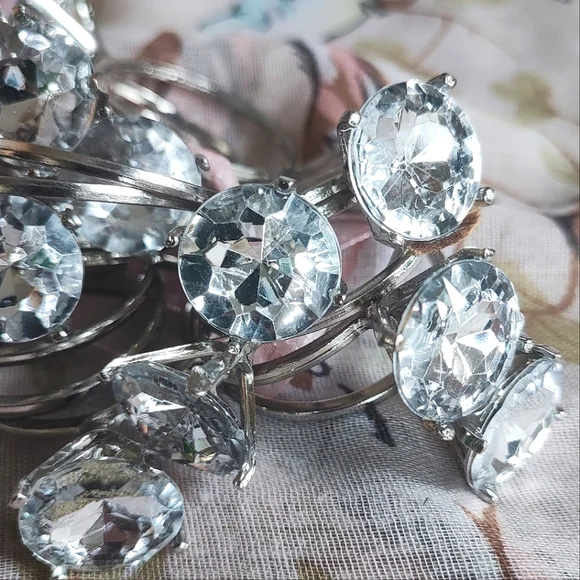 Set of 19 Engagement Ring Rings Napkin Holders Bridal Shower